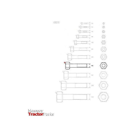 Massey Ferguson Bolt M16x40 - 390419X1 | OEM | Massey Ferguson parts | Bolts-Massey Ferguson-Auto Hitch Cables,Bolts,Bolts & Set Screws,Cabin & Body Panels,Cables,Farming Parts,Hardware,Metric,Nuts,Screws & Fasteners,Towing & Fasteners,Tractor Parts,UNC,UNF,Workshop,Workshop Equipment