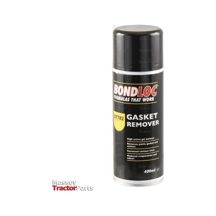 A 400ml can of Chisel Aerosol B7782 - S.24113 by Sparex, also effective as a paint remover, with a black lid and yellow and white text on the label. The Massey Tractor Parts logo is in the bottom left corner of the image.