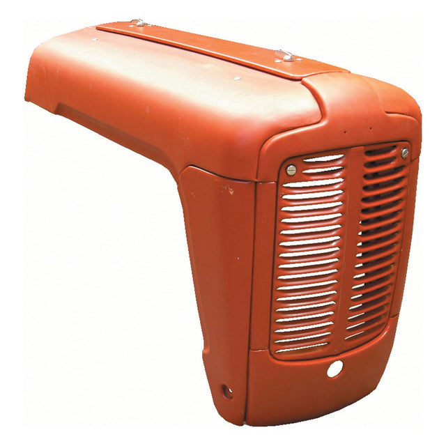 The Sparex Bonnet Assembly (Sparex Part No. S.42647) in red features a vented front and smooth sides, designed to accommodate both 4 Cyl Diesel and 4 Cyl Petrol engines.