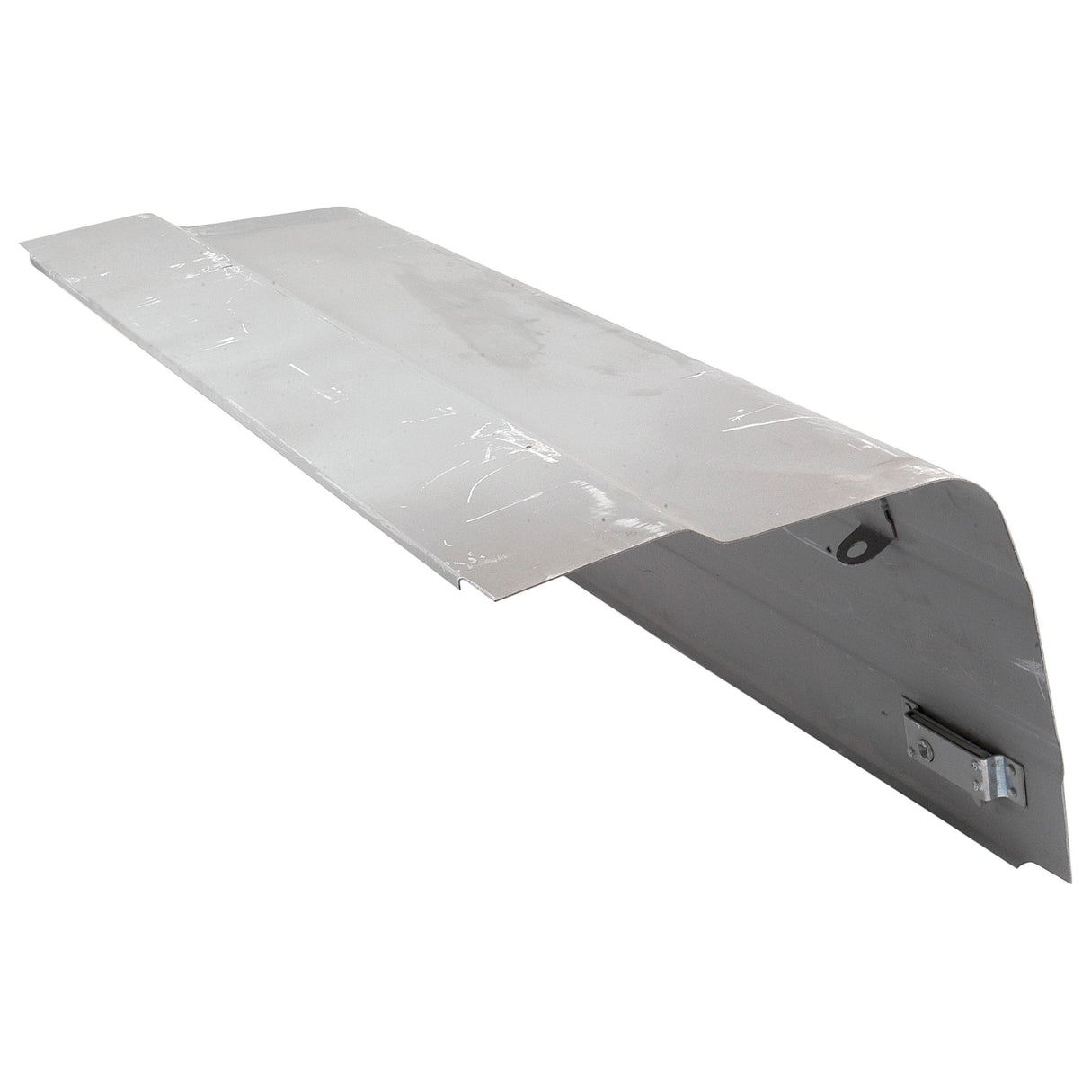 Perspective view of the heavy-duty Bonnet - RH with mounting bracket, Sparex Part No.S.60427, compatible with Ford/New Holland 2000.