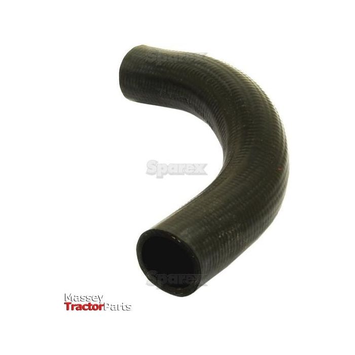 A black, curved rubber hose is shown against a plain white background. Text on the image reads "Sparex" and "Massey Ferguson Tractor Parts." This appears to be the Bottom Hose (Inner Ø 34mm both ends) with Sparex Part No. S.41316.