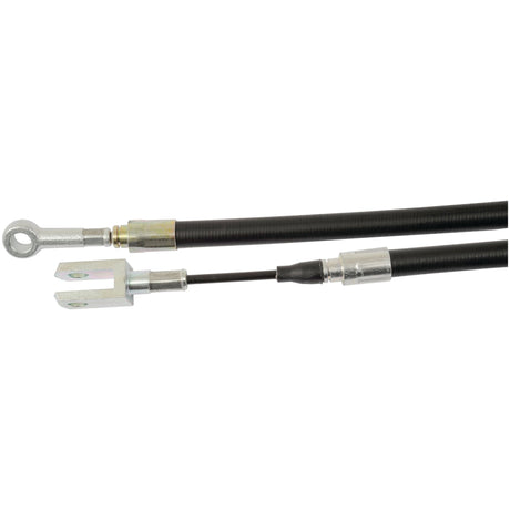 Close-up of two automotive cables from Sparex, featuring the Brake Cable (Sparex Part No. S.37291) with a length of 1009mm and an outer cable length of 580mm—one end having a looped fitting and the other a forked fitting.