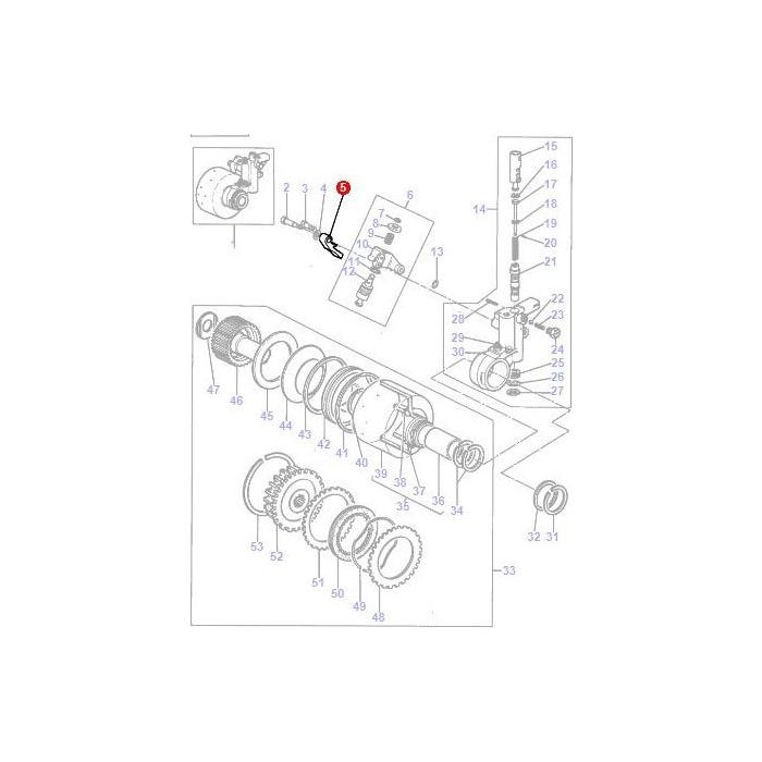 Brake PTO Clutch - 1662242M2 - Massey Tractor Parts
