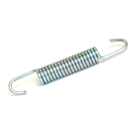 A close-up of the Sparex Brake Shoe Return Spring, part number S.66172, featuring hooks on both ends and designed for Ford New Holland Spring Drum Brake systems.