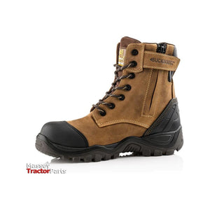Buckler - Buckbootz High Leg Style Safety Lace/Zip Boot - Bsh008Wpnm - Farming Parts