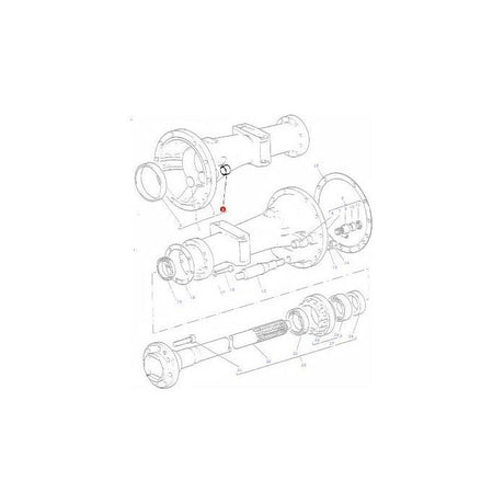 Bush Brake Rod - 180802M1 - Massey Tractor Parts