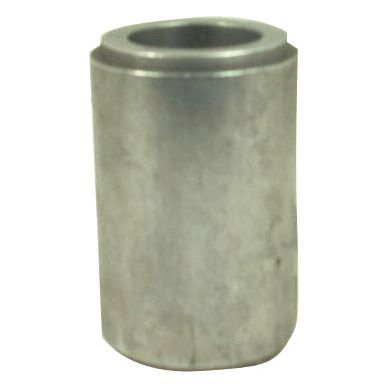 A cylindrical metal object with a hollow center and smooth surface, the Sparex Bush ID: 16mm, OD: 25mm, Length: 39.5mm—ideal as an OE Reference or Replacement for McConnel (Reference No. 7314223).