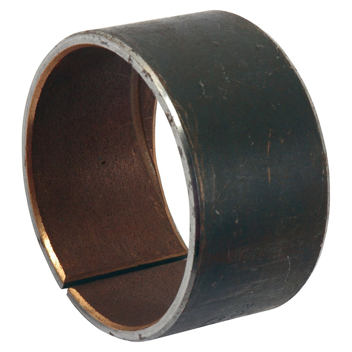 A cylindrical Bush with a slit, featuring a smooth inner surface and a slightly rougher outer surface, likely used in mechanical applications such as those for Landini tractors; this is the Sparex Part No. S.40802 from the Sparex brand.