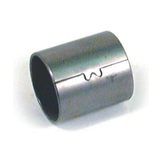 Close-up of a cylindrical metal component with a slot and wave-shaped cutout along its length, identified as a Spindle Bush (Sparex Part No. S.65151) from Sparex for Ford/New Holland tractors, placed against a white background.