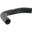 A Sparex Bypass Hose, featuring a black, curved design made of rubber with visible inner lining and printed code "S.140917" near one end, perfect for use with a Sparex hose clip. The hose has an inner diameter of 16.5mm at the smaller end and 15mm at the larger end.