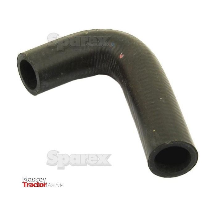 A black, curved rubber bypass hose with an inner diameter of 21mm on both ends, featuring the "Sparex" brand and labeled as "Sparex Part No.S.41528". It is perfect for your Massey Ferguson tractor needs.