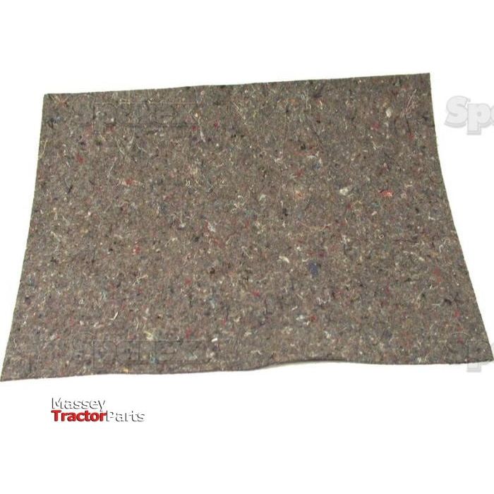 A rectangular piece of Sparex CLEANING RAGS-415 PCS BOX-GREY - S.31571 fabric is displayed on a plain background with "Massey Tractor Parts" text in one corner, highlighting its suitability for various machinery applications.