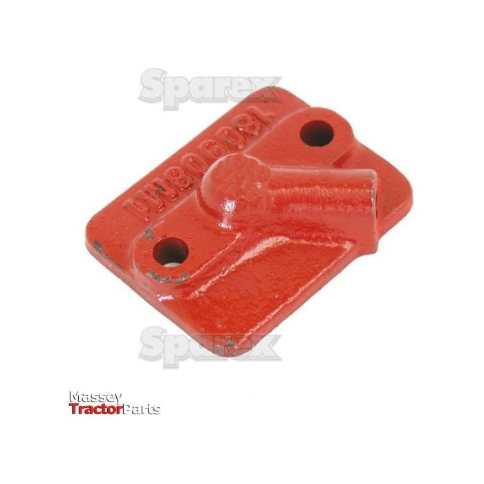 Close-up image of a red Massey Ferguson Tractor spare part, showcasing a hydraulic top cover by Sparex with the part number S.42292.