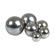 Several shiny, metallic balls of varying sizes, including a Sparex Carbon Steel Ball Bearing Ø5/16'' (Sparex Part No. S.10902), are grouped together against a white background.
