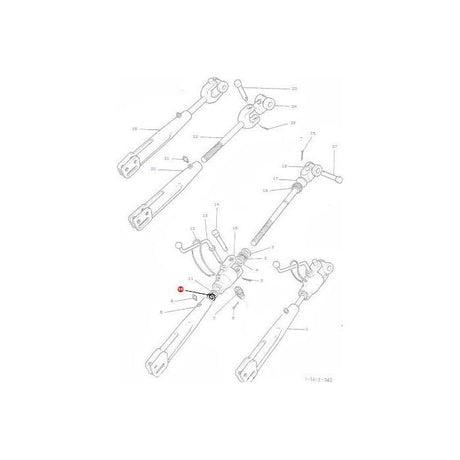 Circlip External 23mm - 352438X1 - Massey Tractor Parts