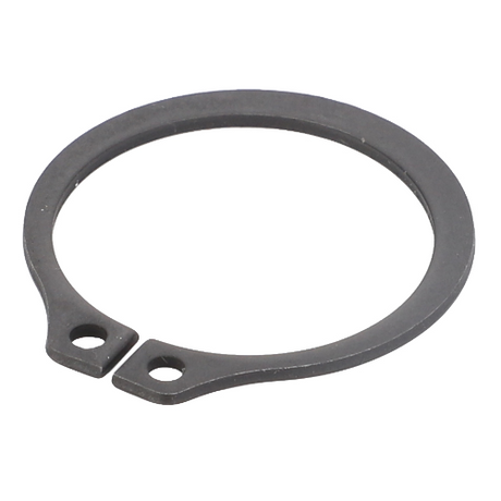 A Massey Ferguson - Circlip External 23mm (product code: 352438X1) from AGCO, featuring two small holes near the opening.