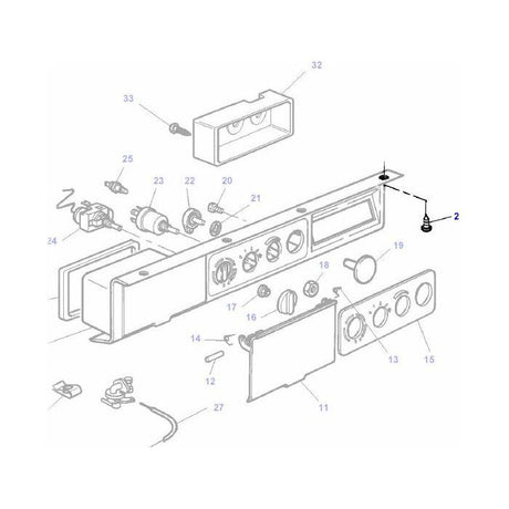 Cladding Screw M5x19 - 3389854M1 - Massey Tractor Parts