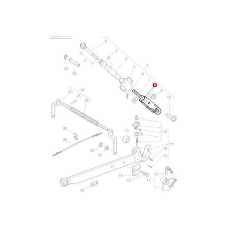 Clevis - 3808963M94 - Massey Tractor Parts