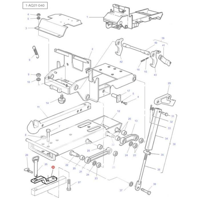 Clevis - 3902479M1 - Massey Tractor Parts