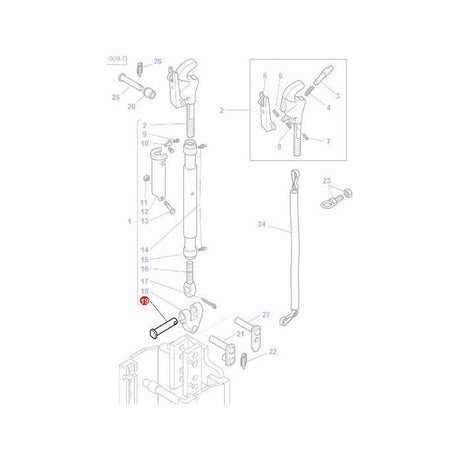 Clevis Bolt - F716870050080 - Massey Tractor Parts