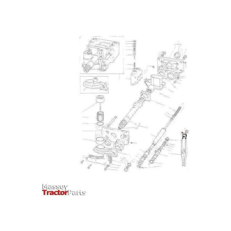Massey Ferguson Clip -1861511M1 | OEM | Massey Ferguson parts | Hydraulic Pumps-Massey Ferguson-Farming Parts,Hydraulic Lift Components,Hydraulics,Tractor Hydraulic,Tractor Parts