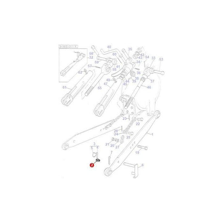Clip Linch Pin - 1869218M1 - Massey Tractor Parts