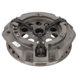 Image of the Massey Ferguson - Clutch Assy - 3701014M92, a metal mechanical part by AGCO, featuring bolts and a central gear hub.