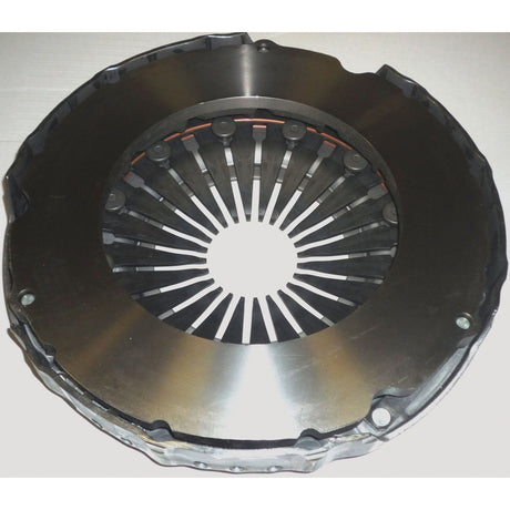 Close-up of the Sparex Clutch Cover Assembly - S.145318 for a Mercedes Benz vehicle, showcasing the pressed steel structure with fingers radiating from the center.