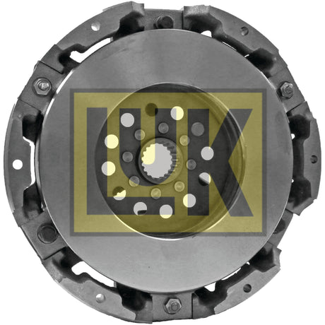 A close-up image of a metallic automotive component with the brand logo "Sparex" visible in the center, featuring the Clutch Cover Assembly - S.145337 with a dual cover design that enhances its durability.