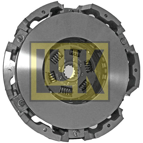 A Sparex brand Clutch Cover Assembly - S.145341, featuring a cast iron housing with visible springs and metal components, viewed from above.