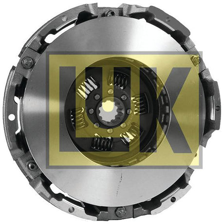 Image of a car clutch assembly with the Sparex logo prominently displayed over the center, featuring Dual Cover and Organic Captive Disc components from the Clutch Cover Assembly - S.145378.