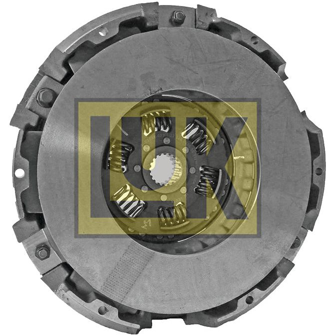 A Clutch Cover Assembly - S.145413, branded by Sparex, featuring springs and metal components encased in a circular cast iron housing and displaying the LUK logo.