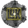A clutch assembly labeled "Clutch Cover Assembly - S.145469" from the brand Sparex prominently displays detailed images of the springs and plates typical of a vehicle clutch part, showcasing the dual cover design and cerametallic components.