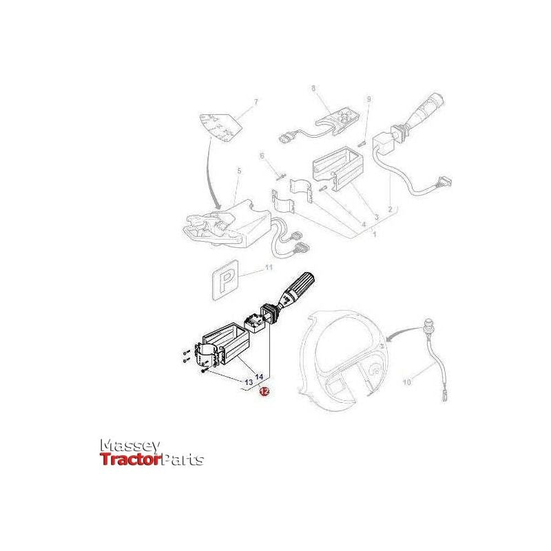 Light Grey T-shirt with Tractor Print - X993322010-Massey Ferguson-Clothing,t-shirt