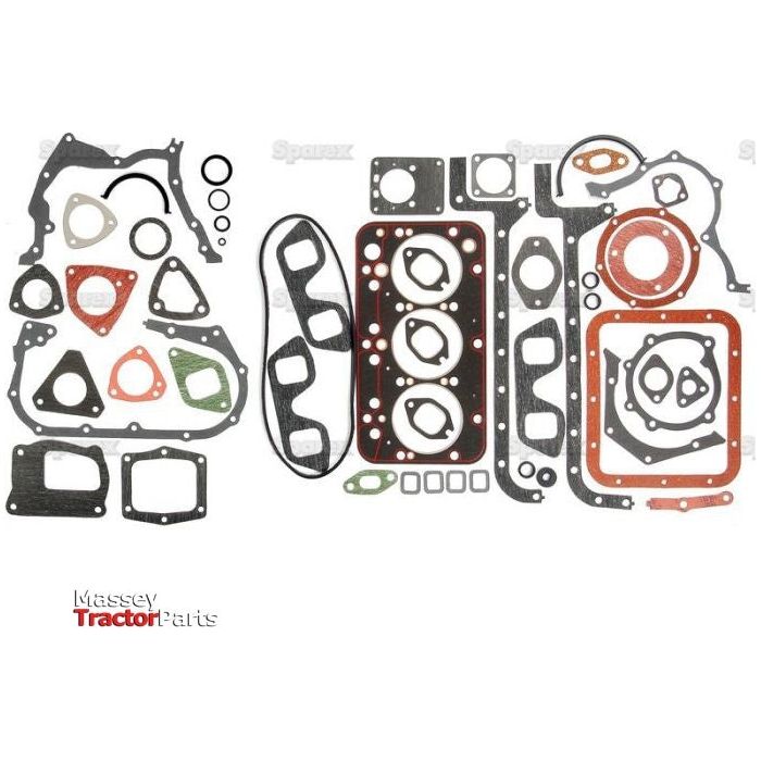 A Complete Gasket Set for 3-cylinder engines, labeled Sparex Part No. S.67189, arranged on a white background with the brand name "Sparex" in the bottom left corner. Universal Tractor and Long Tractor parts are also available.