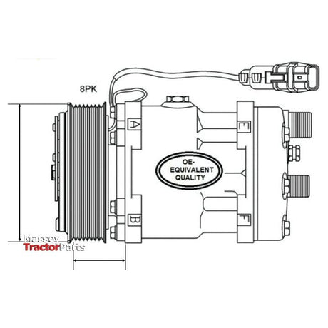 Compressor (SD510)
 - S.106709 - Farming Parts