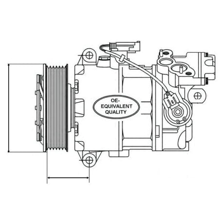 Compressor (SD7H15)
 - S.106724 - Farming Parts