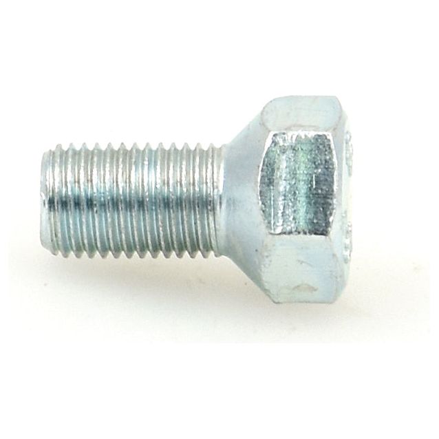 A close-up image of a Sparex Cone Wheel Bolt M14 x 1.5 x 36mm, which features a threaded shaft and hexagonal head, positioned horizontally on a white background (Sparex Part No.S.62300).