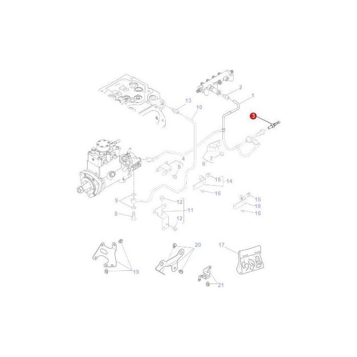 Connection - 4224984M1 - Massey Tractor Parts