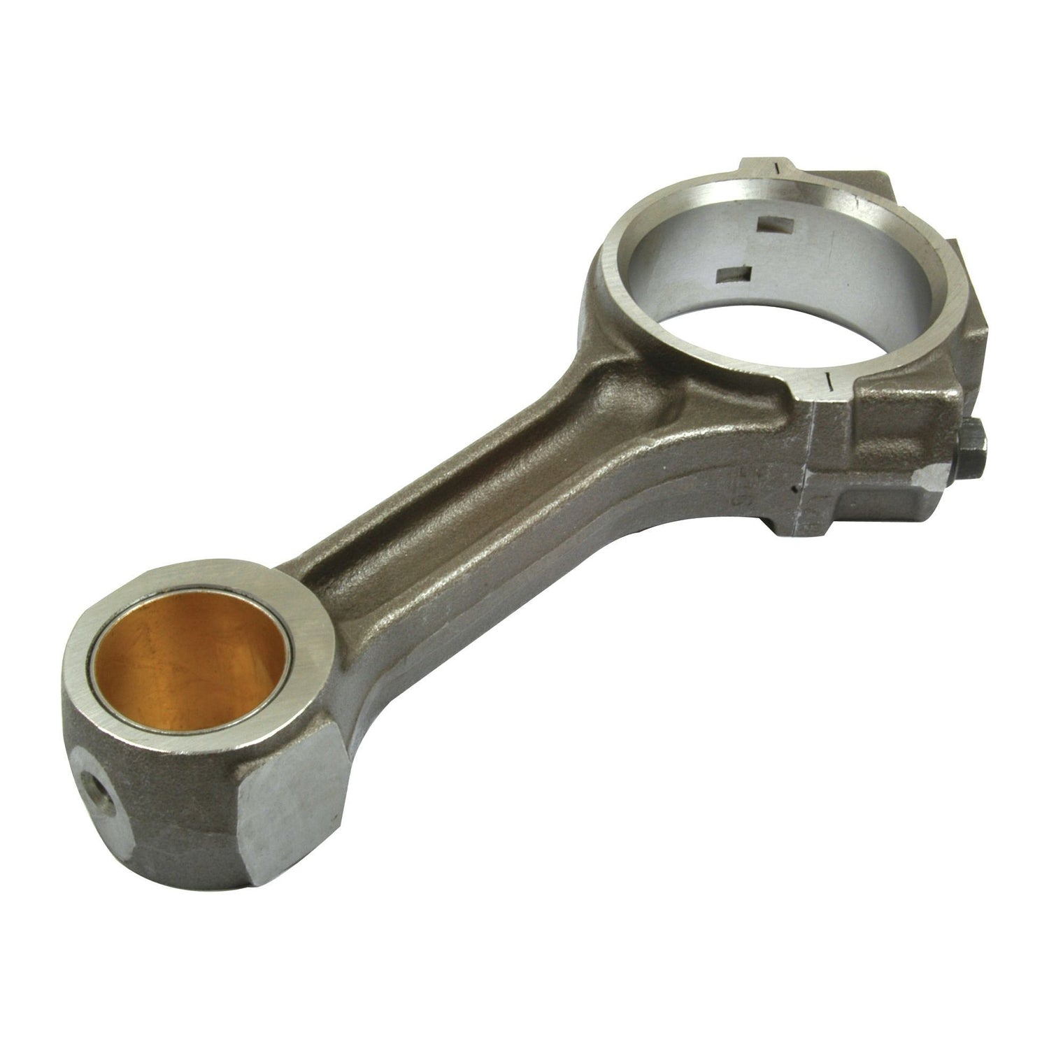 A Conrod Bolt, Sparex Part No. S.72174, designed for internal combustion engines with circular openings on both ends and suitable for John Deere models.