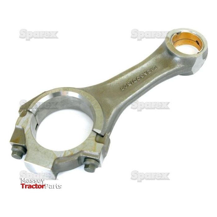 A metallic conrod engraved with "GILSUPORT," designed for mechanical or automotive use. The logo "Massey Tractor Parts" and the Sparex branding, associated with Sparex Conrod | Part No. S.30067, are visible in the bottom left corner.