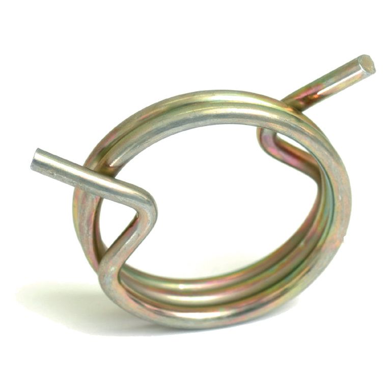 The Control Spring (Sparex Part No. S.62223) from Sparex features two prongs and is expertly coiled into a circular loop, ensuring reliable control for your hydraulic valve systems.