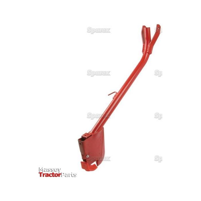 A red Coulter Arm - Long (Sparex Part No. S.22812) for the Massey tractor, photographed against a plain white background.