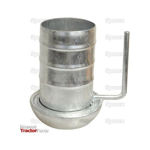 Coupling with Hose End and Handle - Male 6'' (159mm) x6'' (150mm) (Galvanised) - S.103183 - Farming Parts