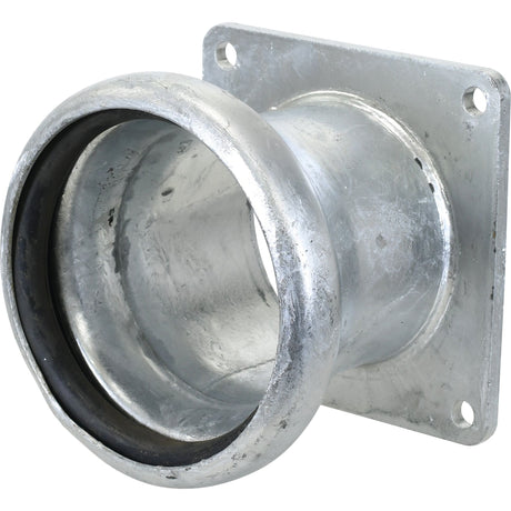 Coupling with Square Flange - Female 5'' (133mm) x (125mm) (Galvanised) - S.59439 - Farming Parts