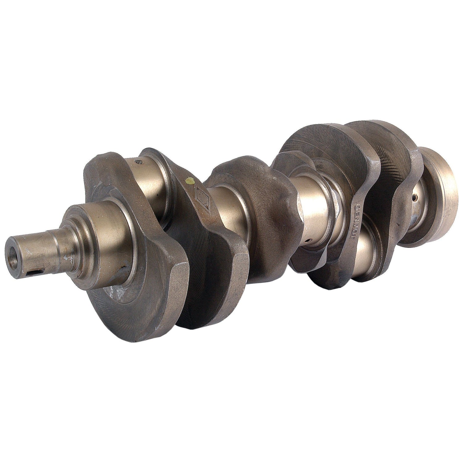 A Sparex Crankshaft (3 Cyl.) 3179DL, Part No. S.72100, with several offset crankpins and counterweights, designed for use in internal combustion engines to convert linear piston movement into rotational movement.