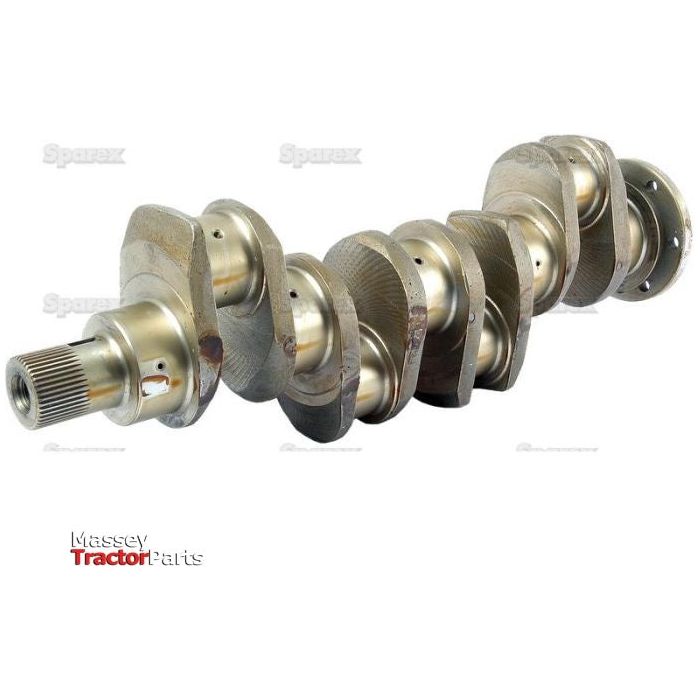 A metal crankshaft for an engine, labeled "Sparex" on the left side, compatible with A4.212 motor models and designated as Crankshaft (4 Cyl.) A4.212 - S.43156.