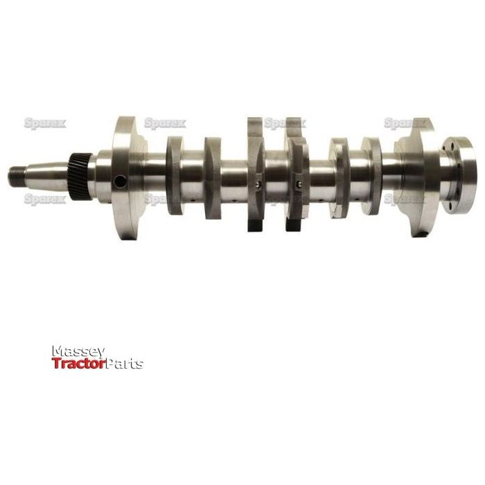 The image shows a Crankshaft (4 Cyl.) 8045.04, 8045.02 against a white background, featuring branding text "Sparex" and highlighting the Sparex Part No.S.61964, which is compatible with Fiat 640 tractors.