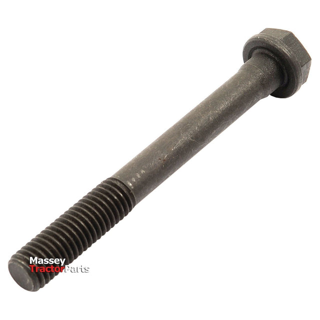 A black Cylinder Head Stud with a hexagonal head, partially threaded along its length. The words "Massey Tractor Parts" are visible, and it features a thread size of 1/2'' UNC. This is Sparex Part No.S.31885 from the brand Sparex.