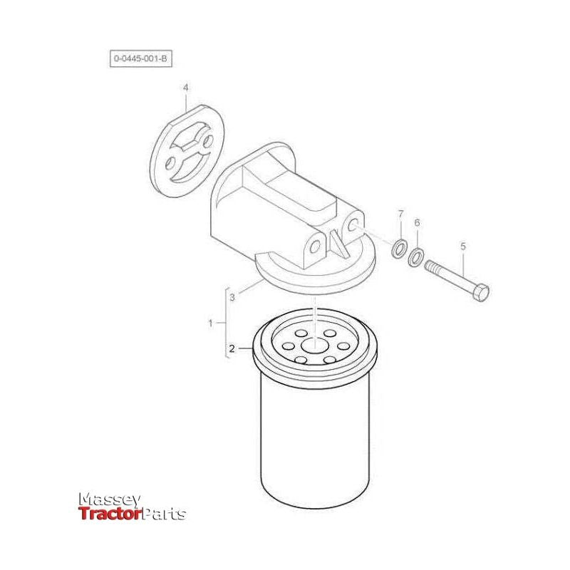 Massey Ferguson 3 Cylinder Oil Filter - 1447082M2 - 1447082M91 | OEM | Massey Ferguson parts | Engine Oil-Massey Ferguson-Engine & Filters,Engine Oil,Farming Parts,Filters,Tractor Parts